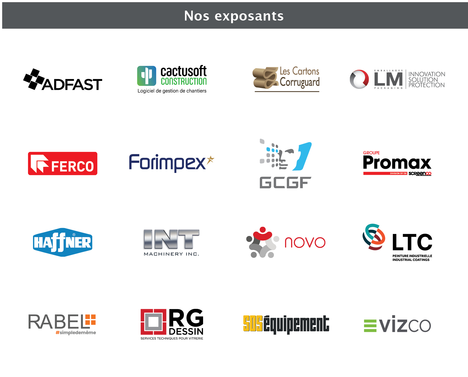 Exposants Congrès AVFQ 2023