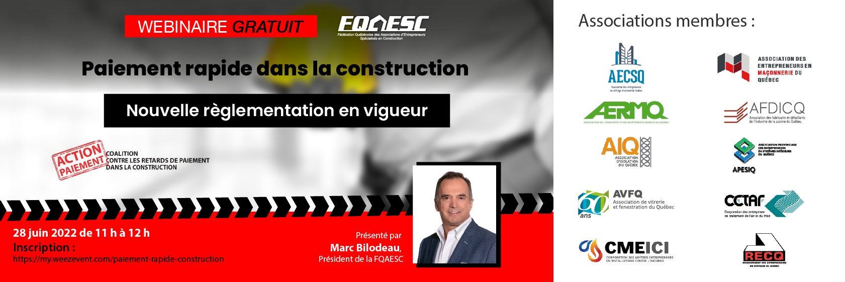 Paiement rapide dans la construction